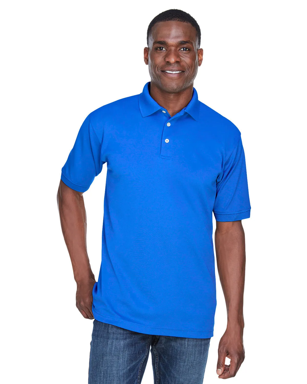 UltraClub U8315 Herren PlatinumPerformance Piqué Polo mit TempControl-Technologie
