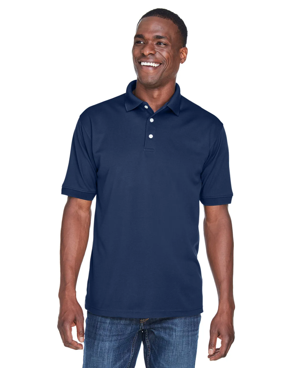 UltraClub U8315 Herren PlatinumPerformance Piqué Polo mit TempControl-Technologie