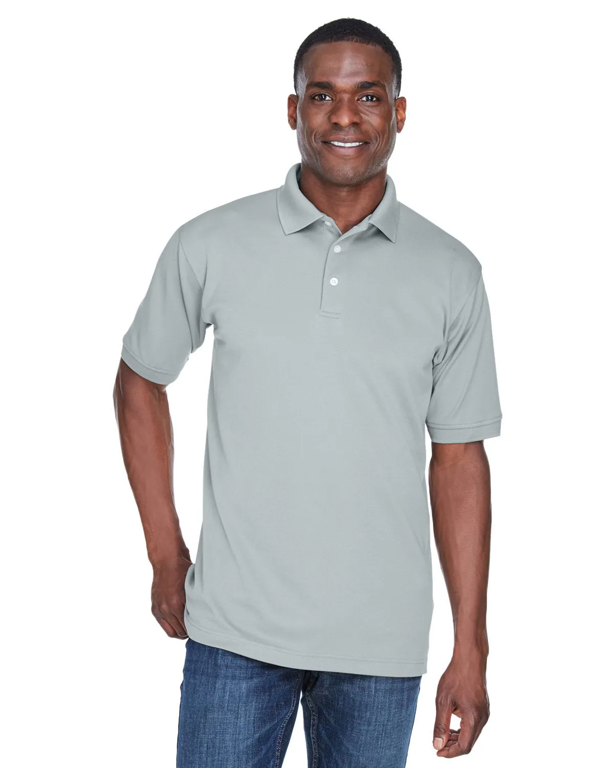 UltraClub U8315 Herren PlatinumPerformance Piqué Polo mit TempControl-Technologie