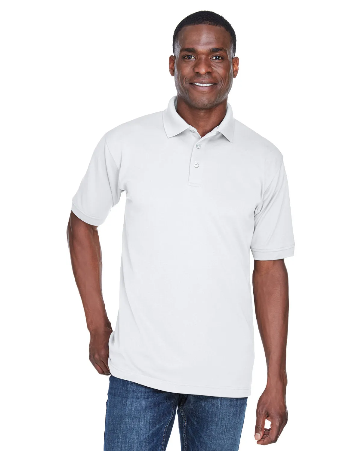 UltraClub U8315 Herren PlatinumPerformance Piqué Polo mit TempControl-Technologie