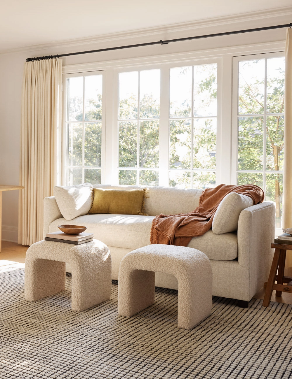 Uma Hand-Knotted Wool Rug trendy fashion rug