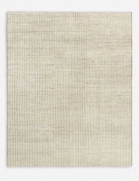 Uma Rug, Gray and Natural trendy fashion rug