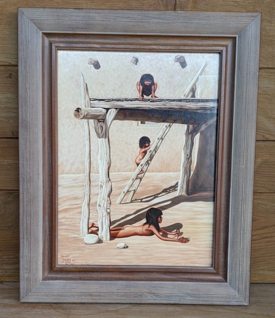 UNUSUAL PUEBLO PAINTING