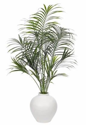 UV Rated Outdoor Faux Palm Arrangement in Terracotta Pot home display ornament