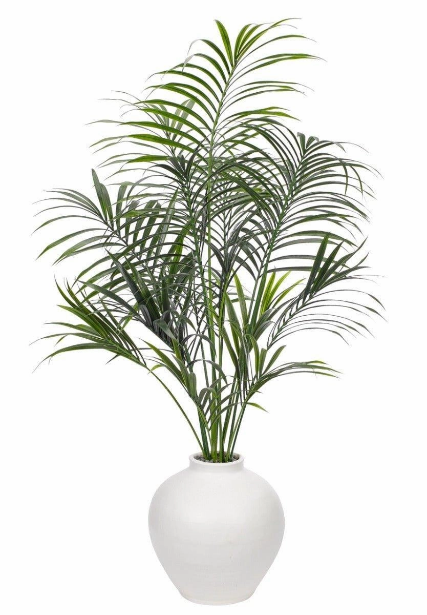 UV Rated Outdoor Faux Palm Arrangement in Terracotta Pot home display ornament