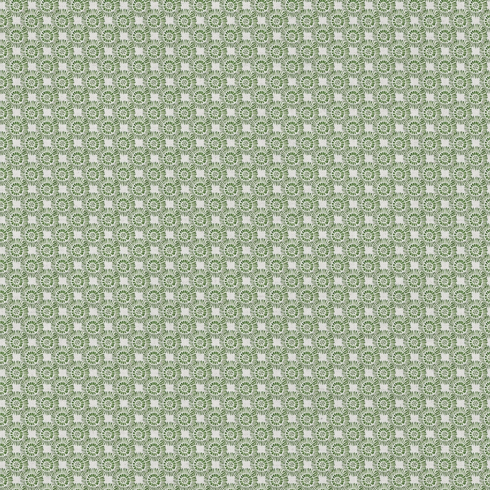 Vali Printed Cotton Fabric (By The Metre) Sage