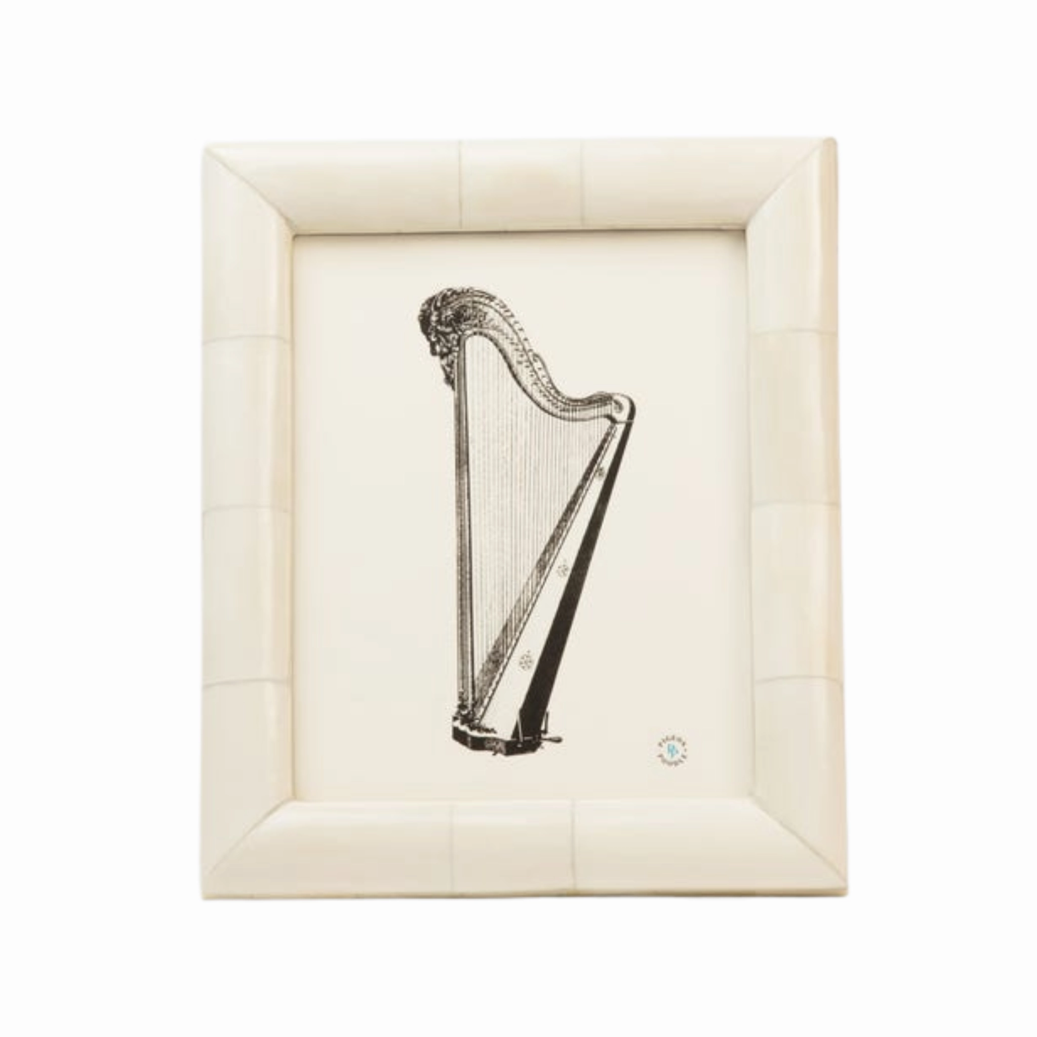 Vannes Natural Bone Beveled Picture Frame