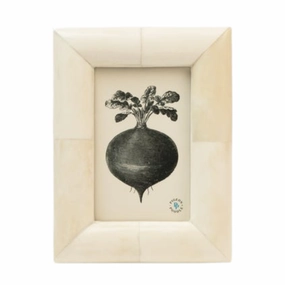 Vannes Natural Bone Beveled Picture Frame home display ornament