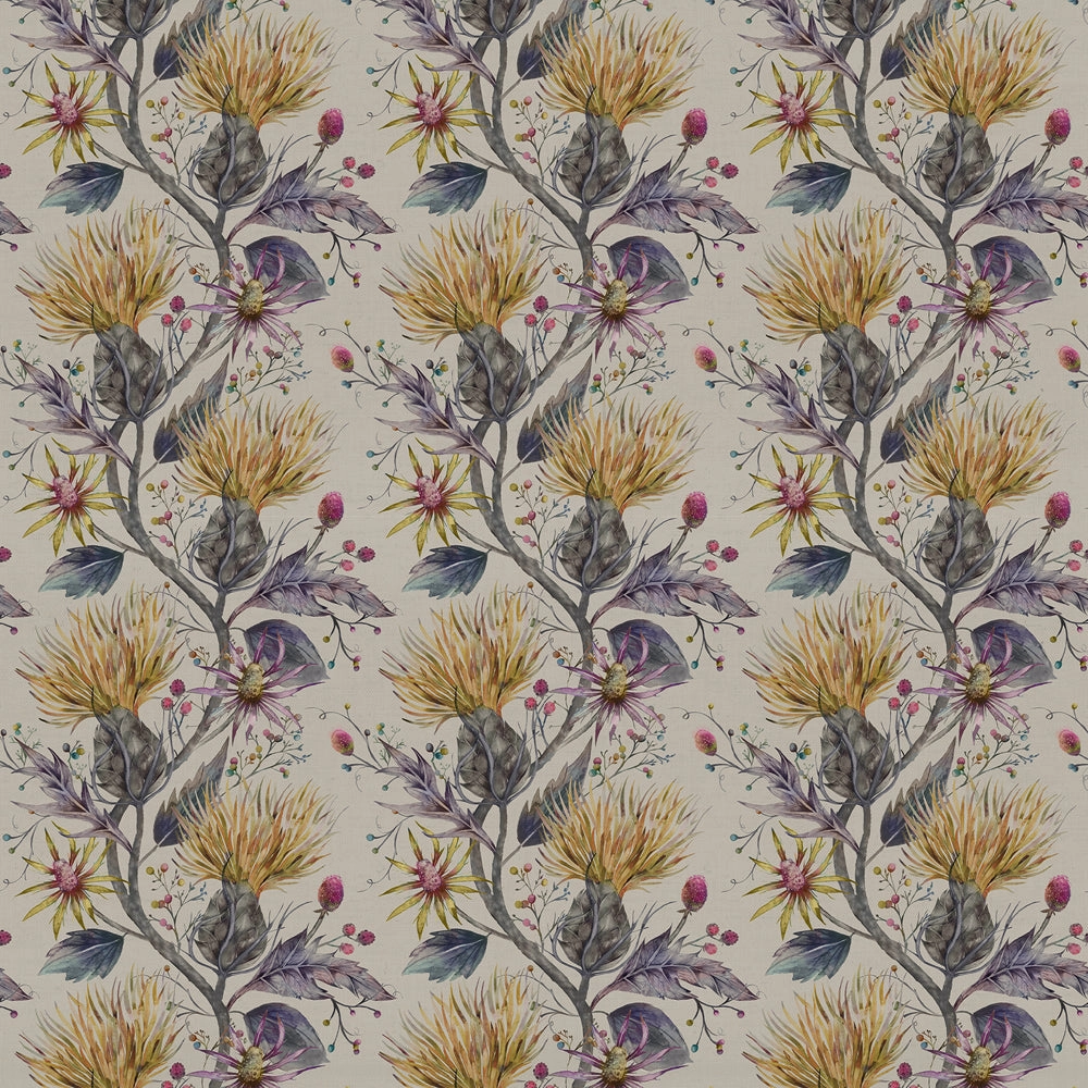 Varys Printed Cotton Fabric (By The Metre) Gold