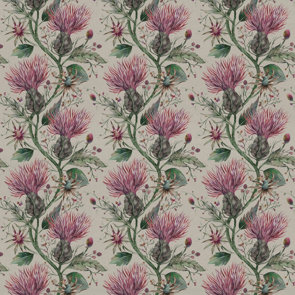 Varys Printed Cotton Fabric (By The Metre) Onyx
