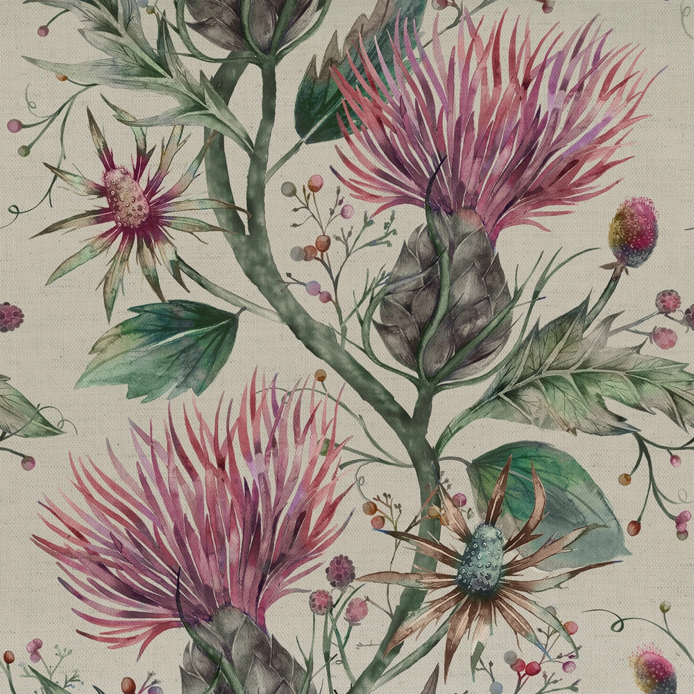 Varys Printed Cotton Fabric (By The Metre) Onyx elegant table cloth  