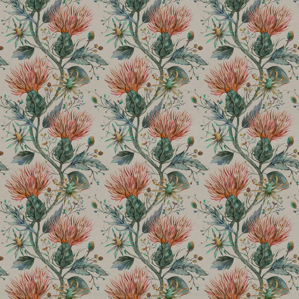 Varys Printed Cotton Fabric (By The Metre) Sapphire