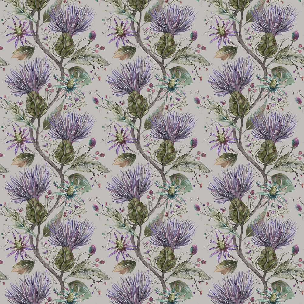 Varys Printed Cotton Fabric (By The Metre) Violet