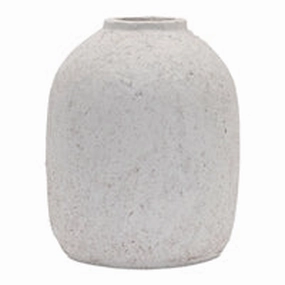 Vase 5"D x 6"H Terra Cotta interior room decor