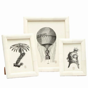 Velden Bone Picture Frame in Three Different Sizes home display ornament
