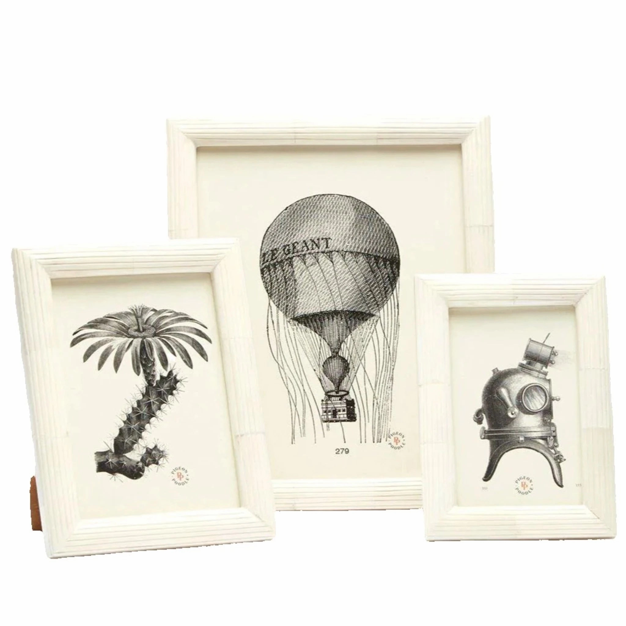 Velden Bone Picture Frame in Three Different Sizes home display ornament