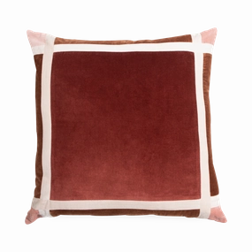 Velvet Border Pillow elegant wall decor