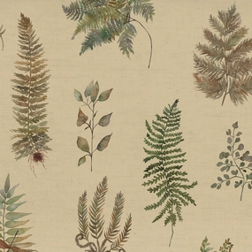Verbena Printed Cotton Fabric (By The Metre) Mulberry elegant table cloth  