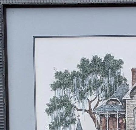 VICTORIAN HOUSE WATERCOLOR BY MICHAEL HARGROVE