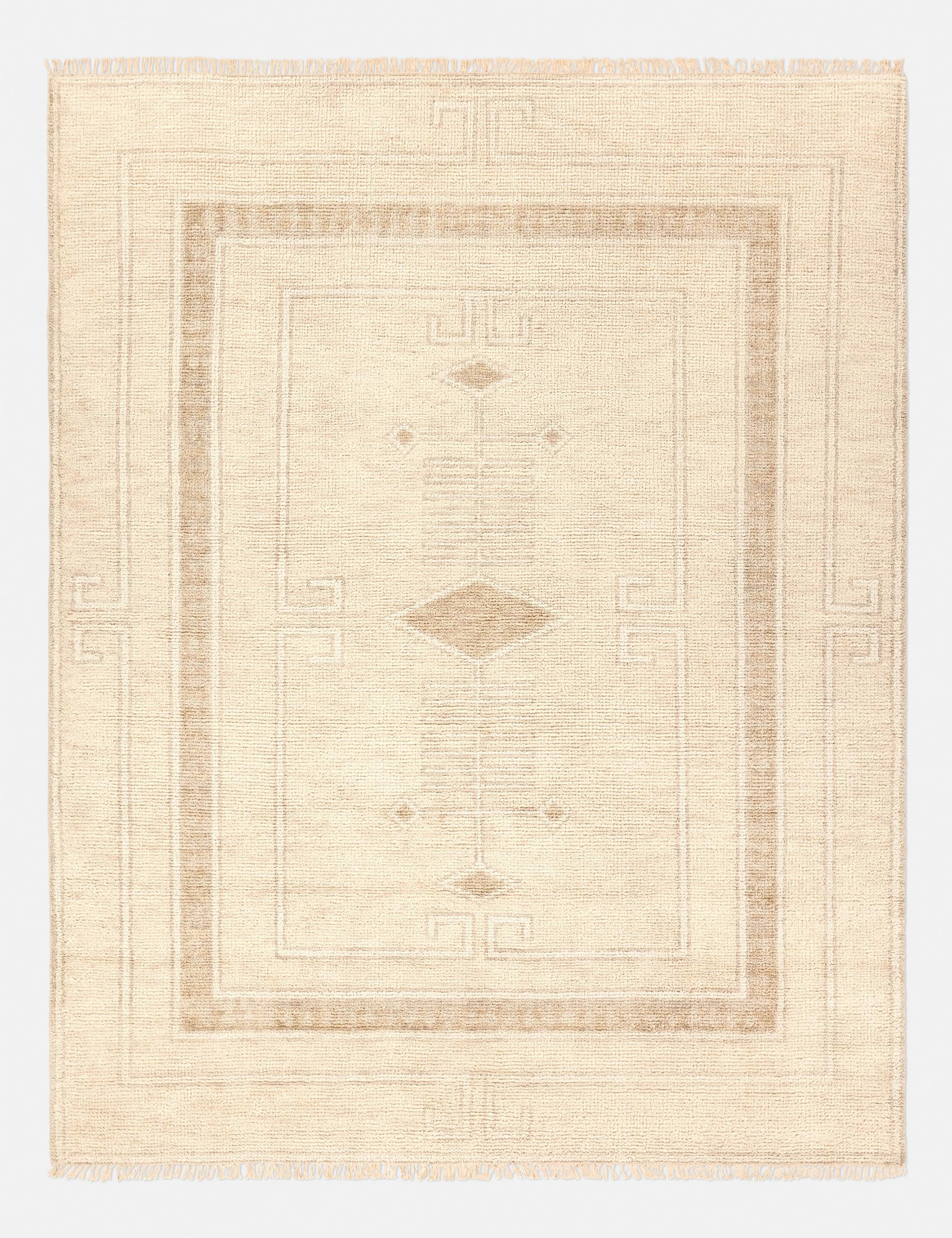 Villa Hand-Knotted Wool Rug trendy fashion rug