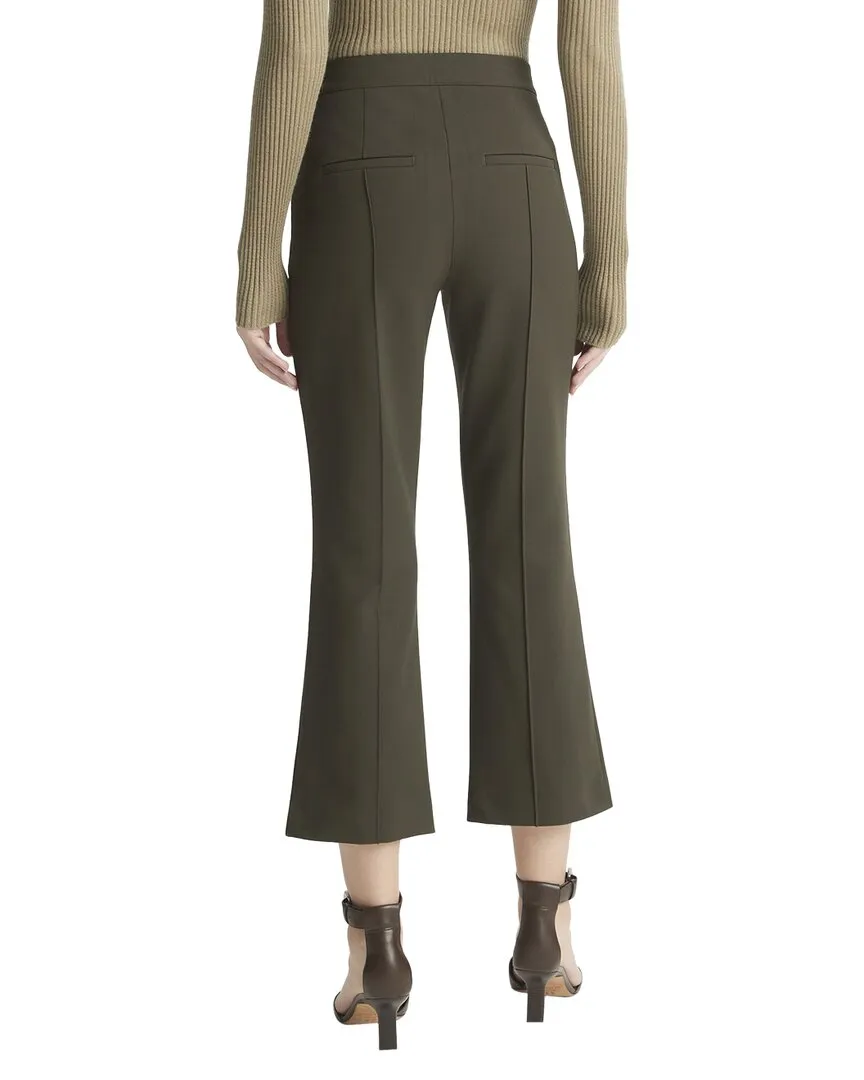 Vince Mid Rise Pintuck Crop Flare Hose
