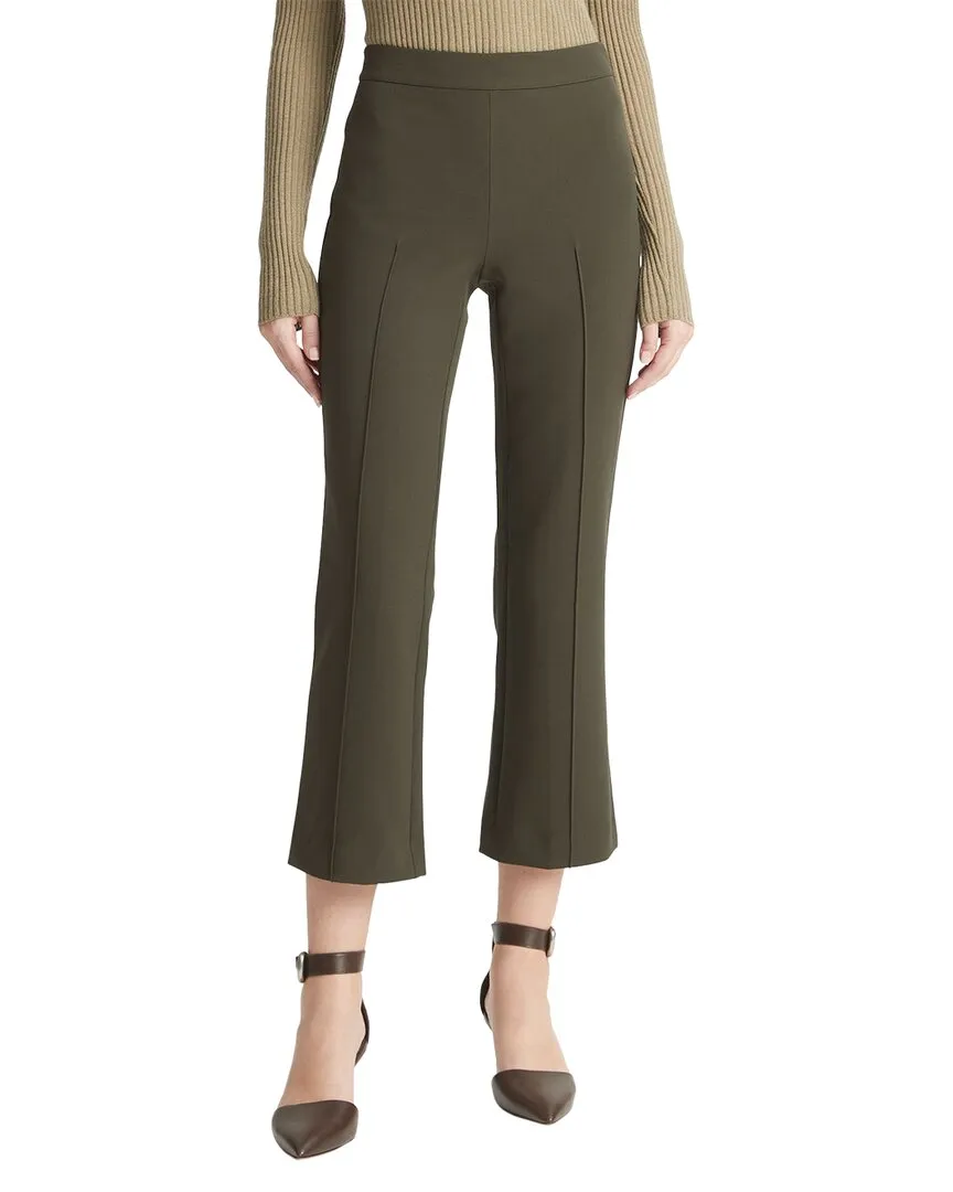 Vince Mid Rise Pintuck Crop Flare Hose