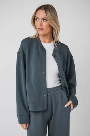 Vintage Havanna Cloud Fleece Bomberjacke