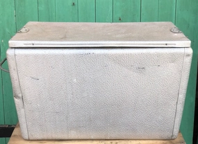 VINTAGE ALUMINUM COOLER interior room decor