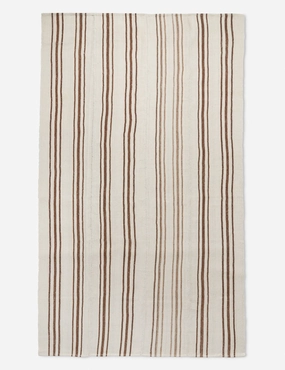 Vintage Kilim Flatweave Wool Rug No. 30, 4'4" x 7'3" trendy fashion rug