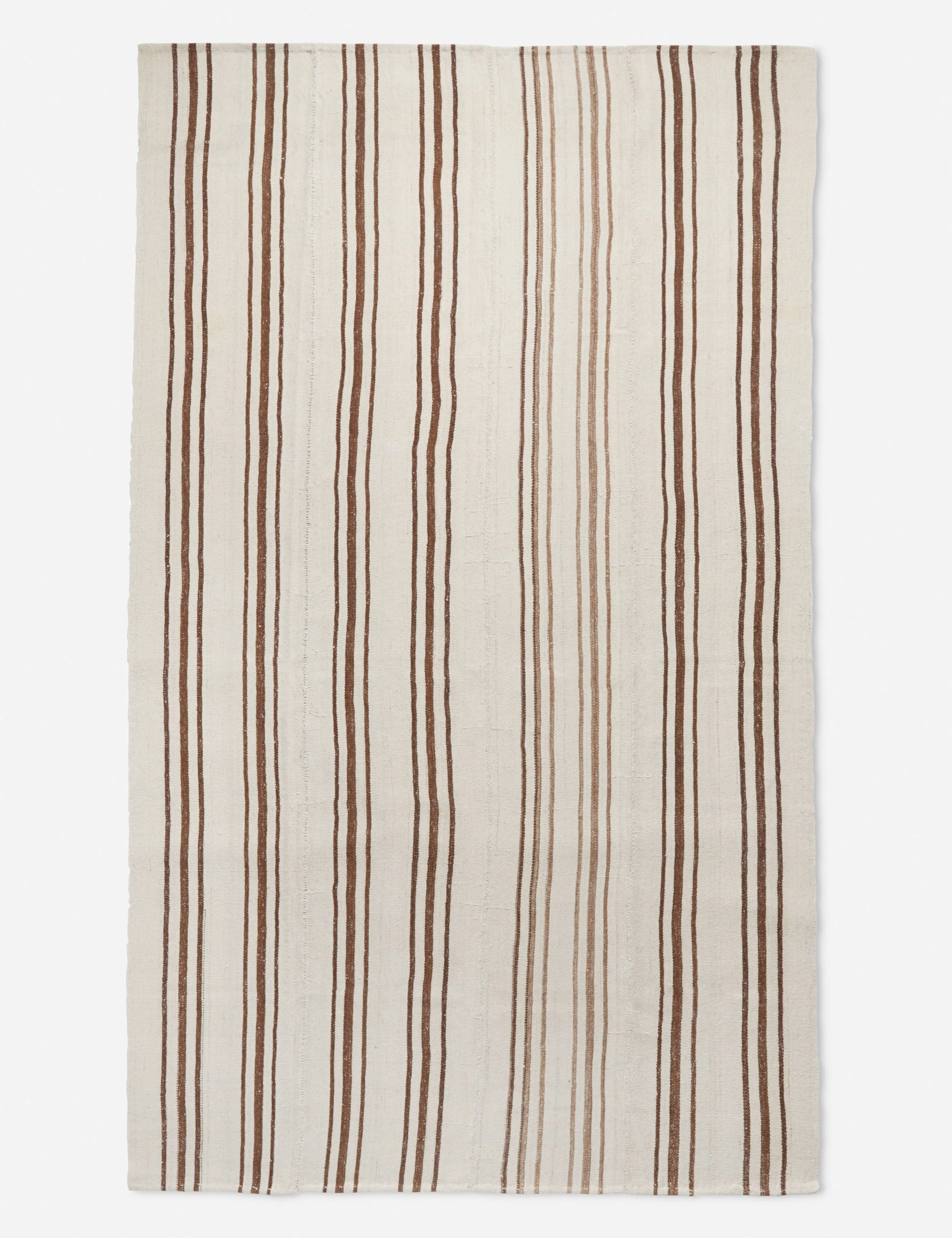 Vintage Kilim Flatweave Wool Rug No. 30, 4'4" x 7'3" trendy fashion rug