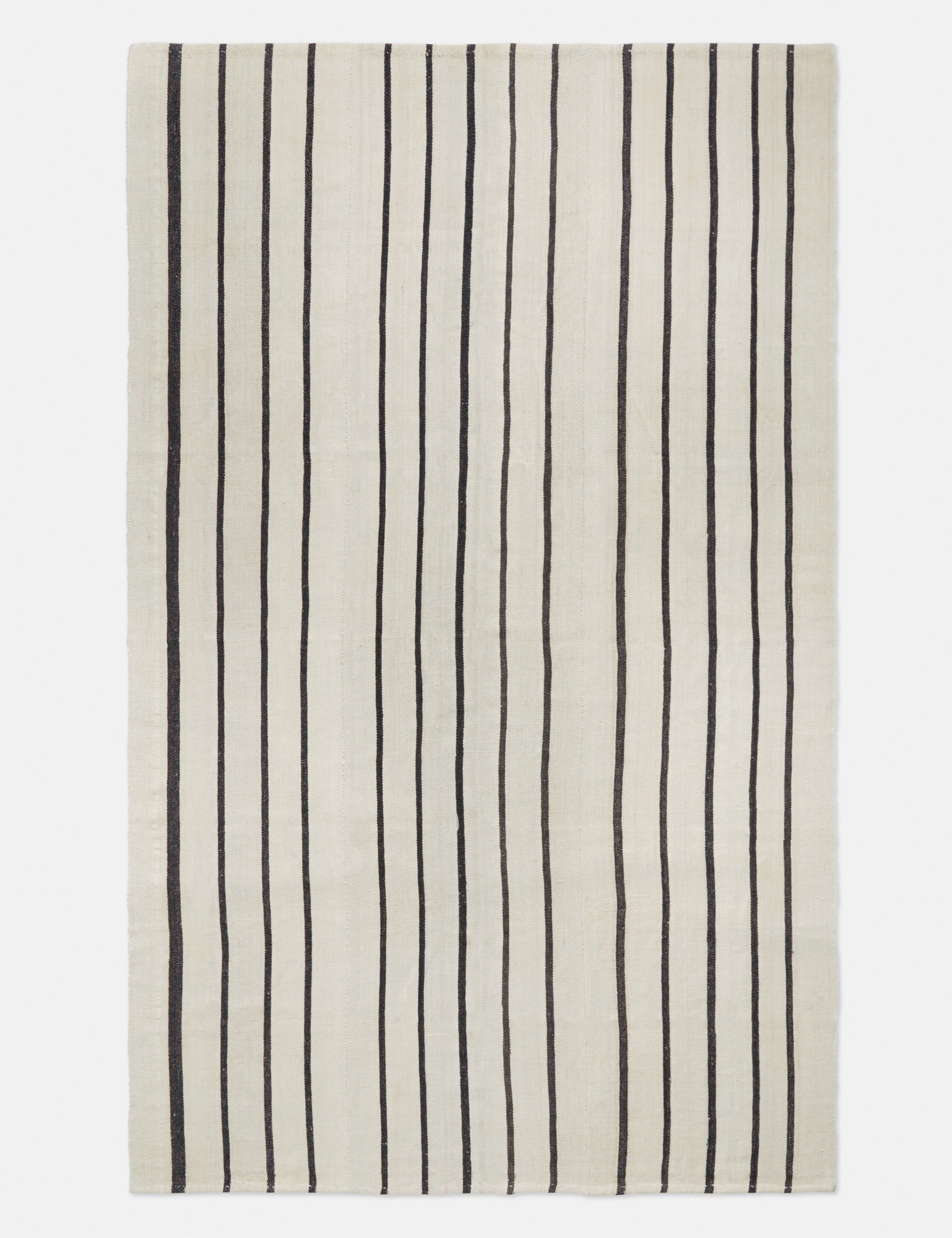 Vintage Kilim Flatweave Wool Rug No. 38, 6'3" x 10'12" trendy fashion rug