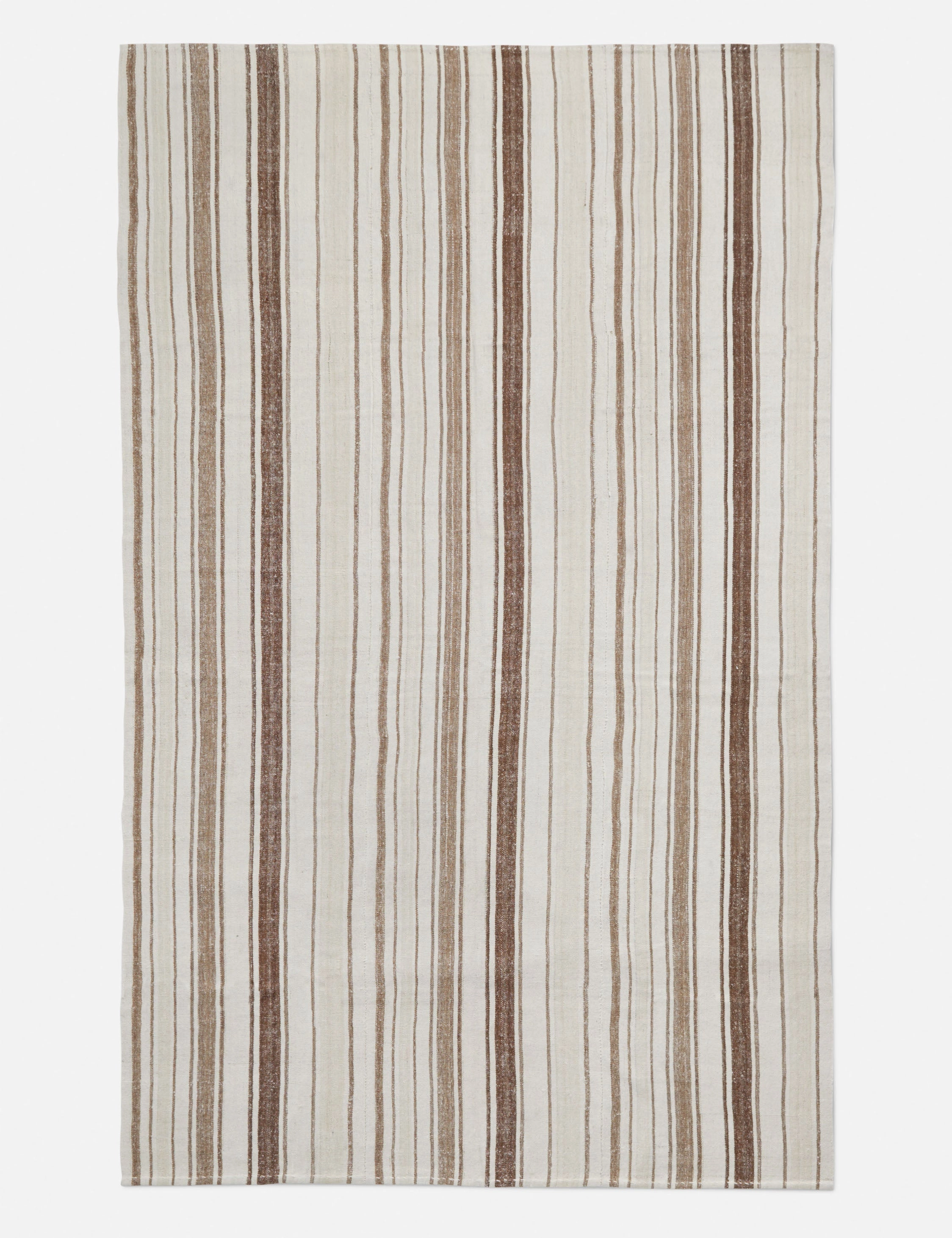 Vintage Kilim Flatweave Wool Rug No. 42, 7'1" x 12'6" trendy fashion rug