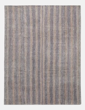 Vintage Kilim Flatweave Wool Rug No. 44, 3' x 8'11" trendy fashion rug