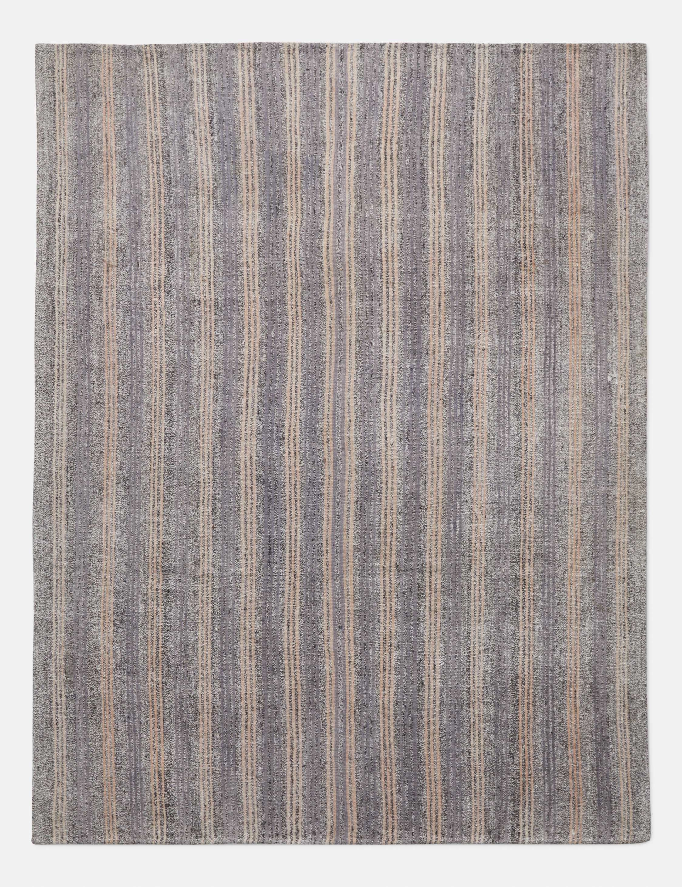 Vintage Kilim Flatweave Wool Rug No. 44, 3' x 8'11" trendy fashion rug