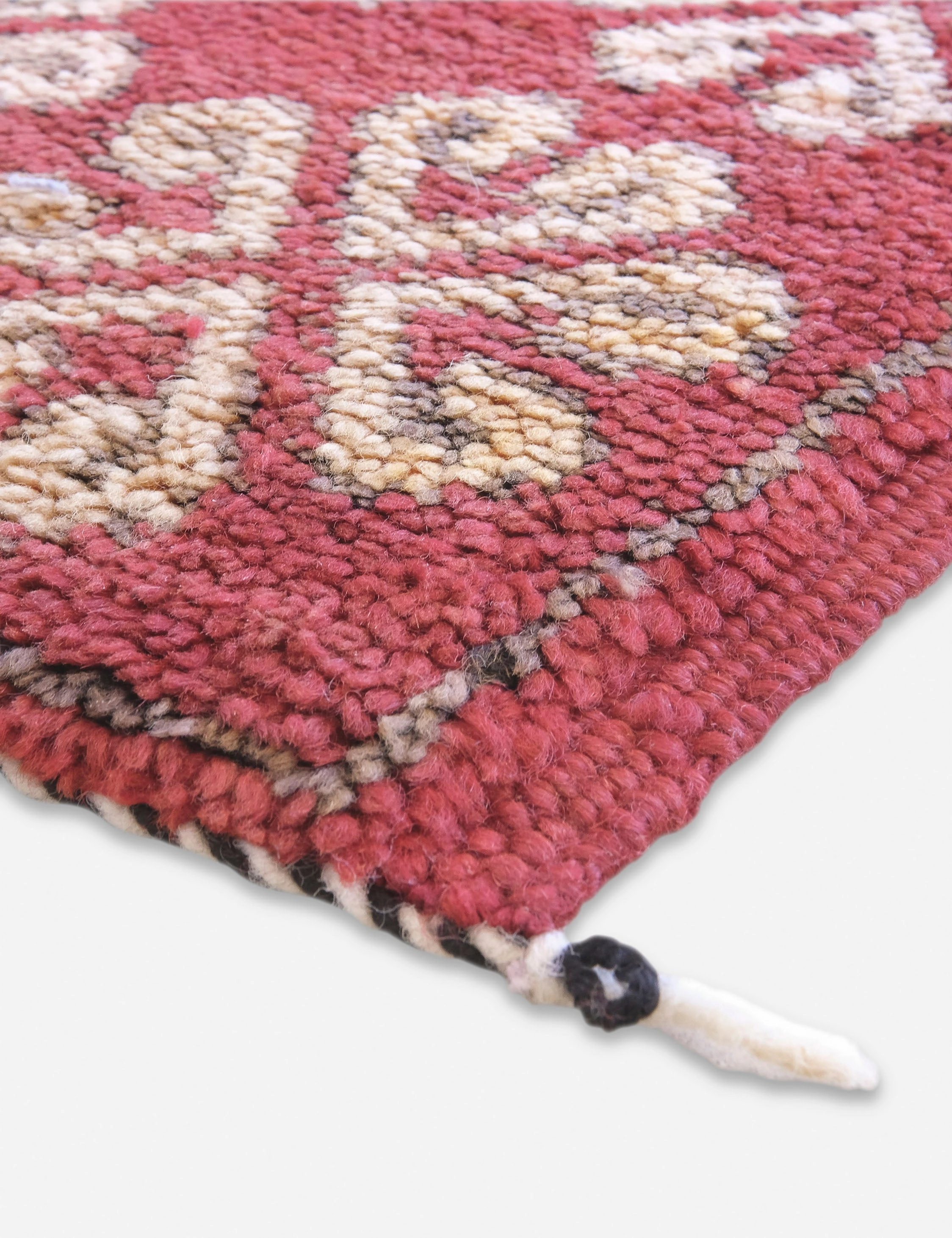Vintage Moroccan Hand-Knotted Wool Rug No. 47, 5'5 x 8'7