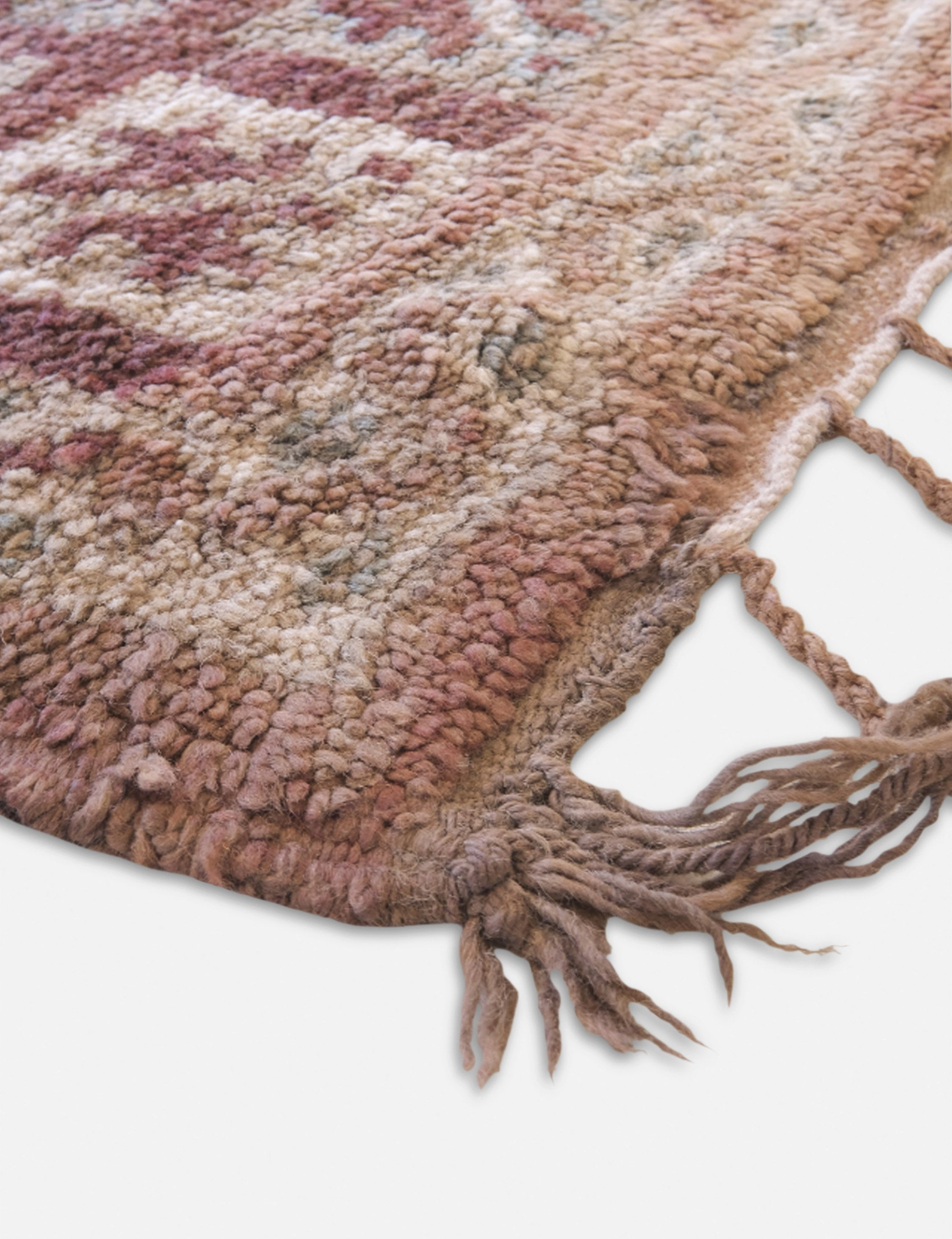 Vintage Moroccan Hand-Knotted Wool Rug No. 50, 6'4 x 15'3"