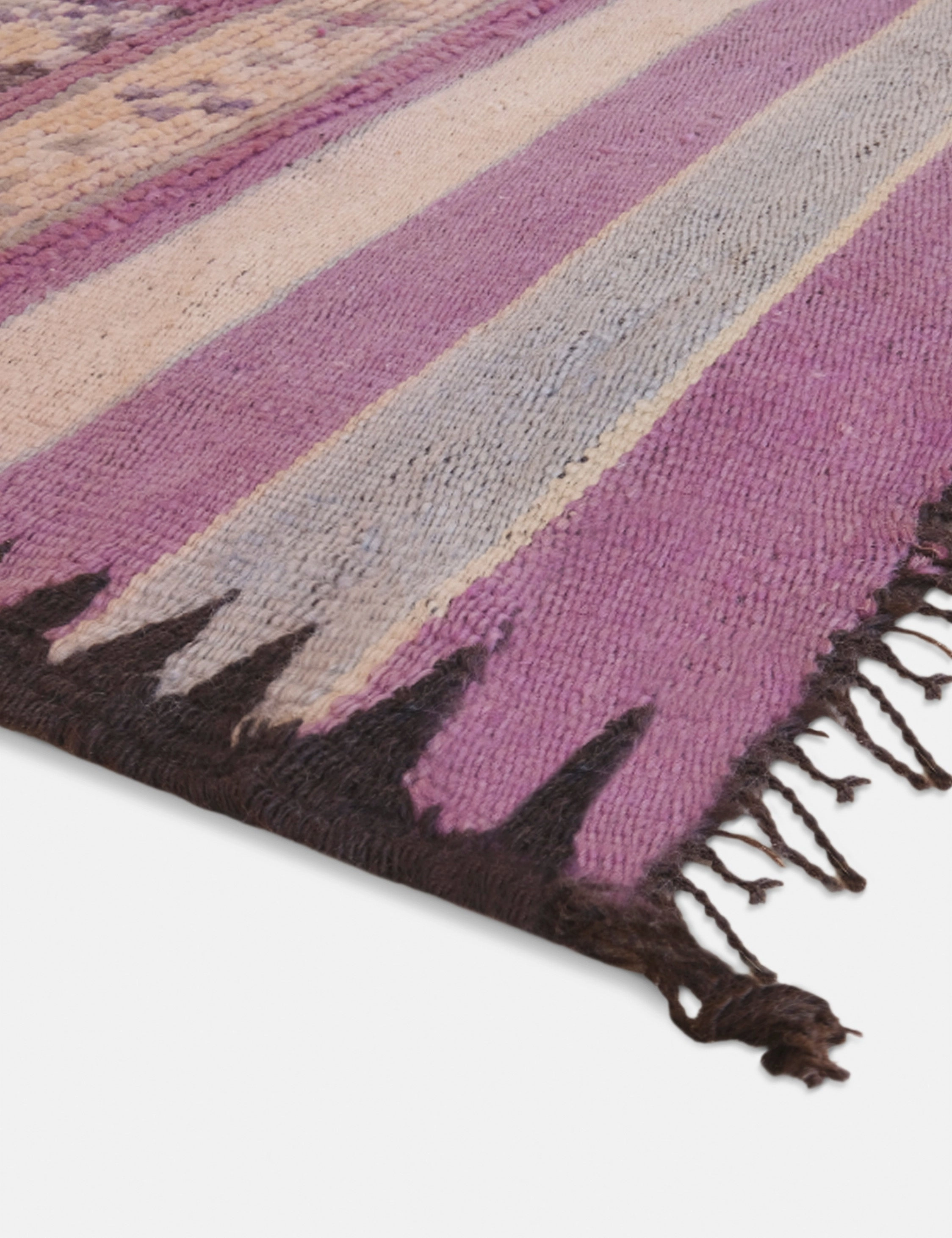 Vintage Moroccan Hand-Knotted Wool Rug No. 62, 5'4" x 11'9"
