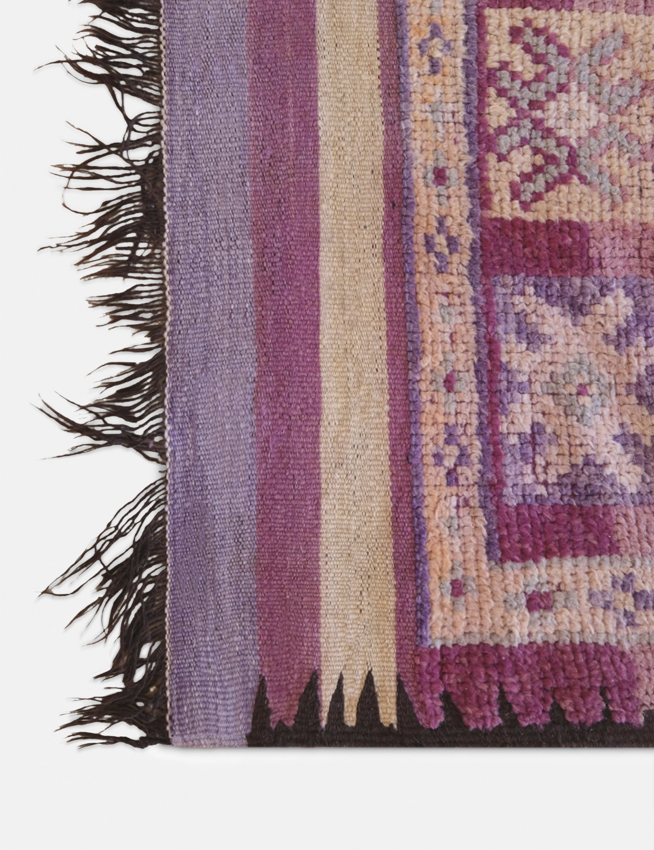 Vintage Moroccan Hand-Knotted Wool Rug No. 62, 5'4" x 11'9"
