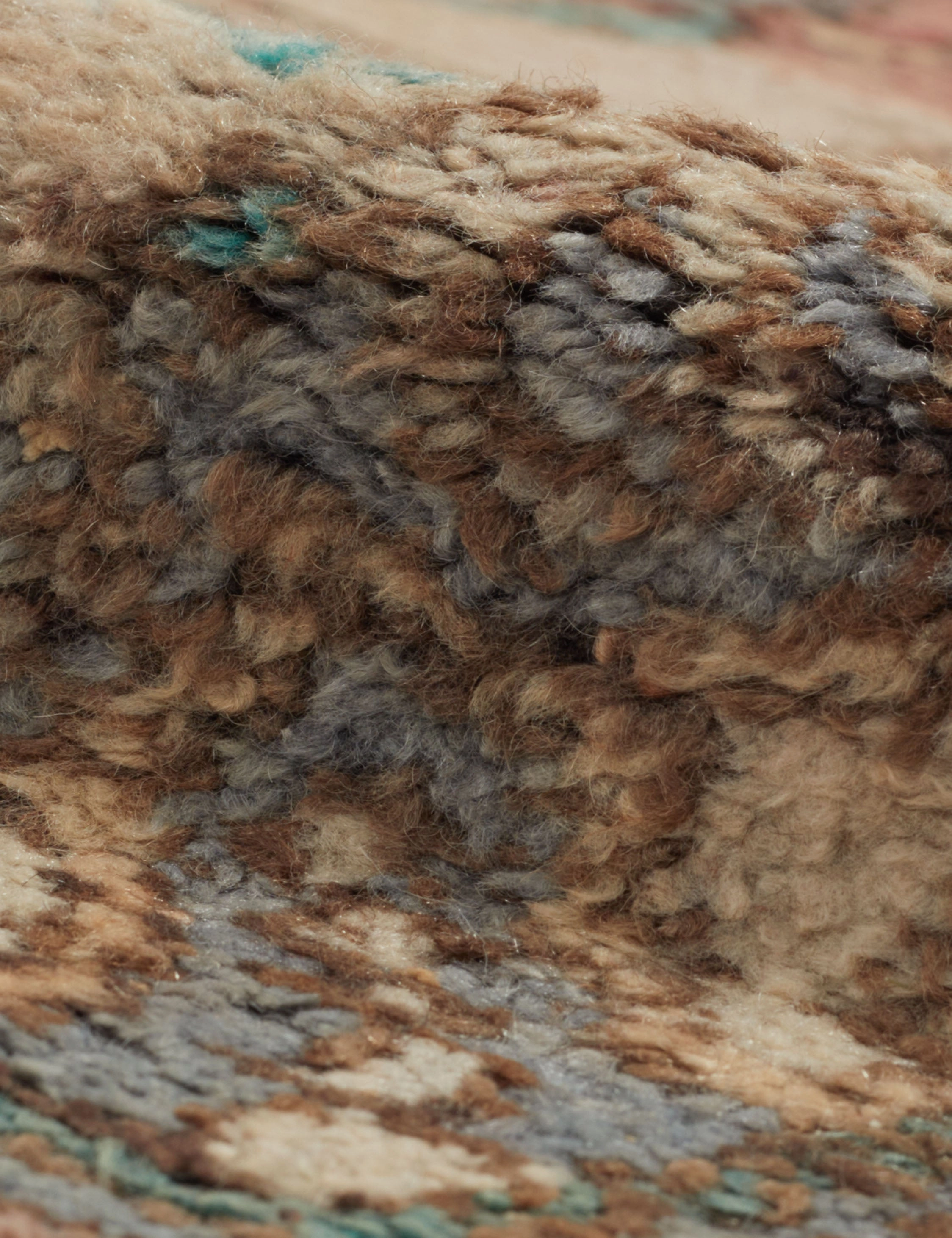 Vintage Moroccan Hand-Knotted Wool Runner Rug No. 4, 5'8" x 11'1"