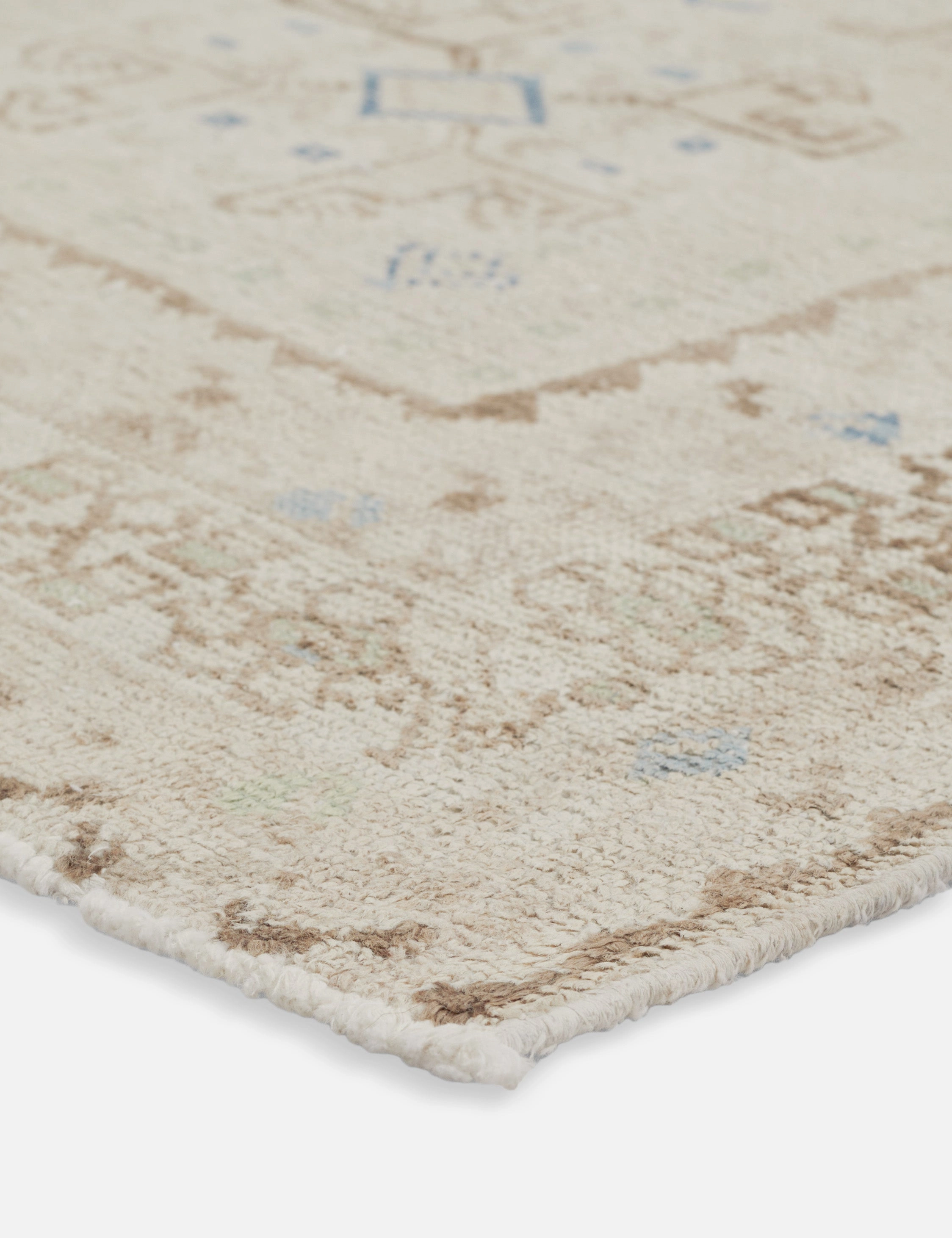 Vintage Persian Hand-Knotted Wool Rug No. 13, 5'5" x 8'