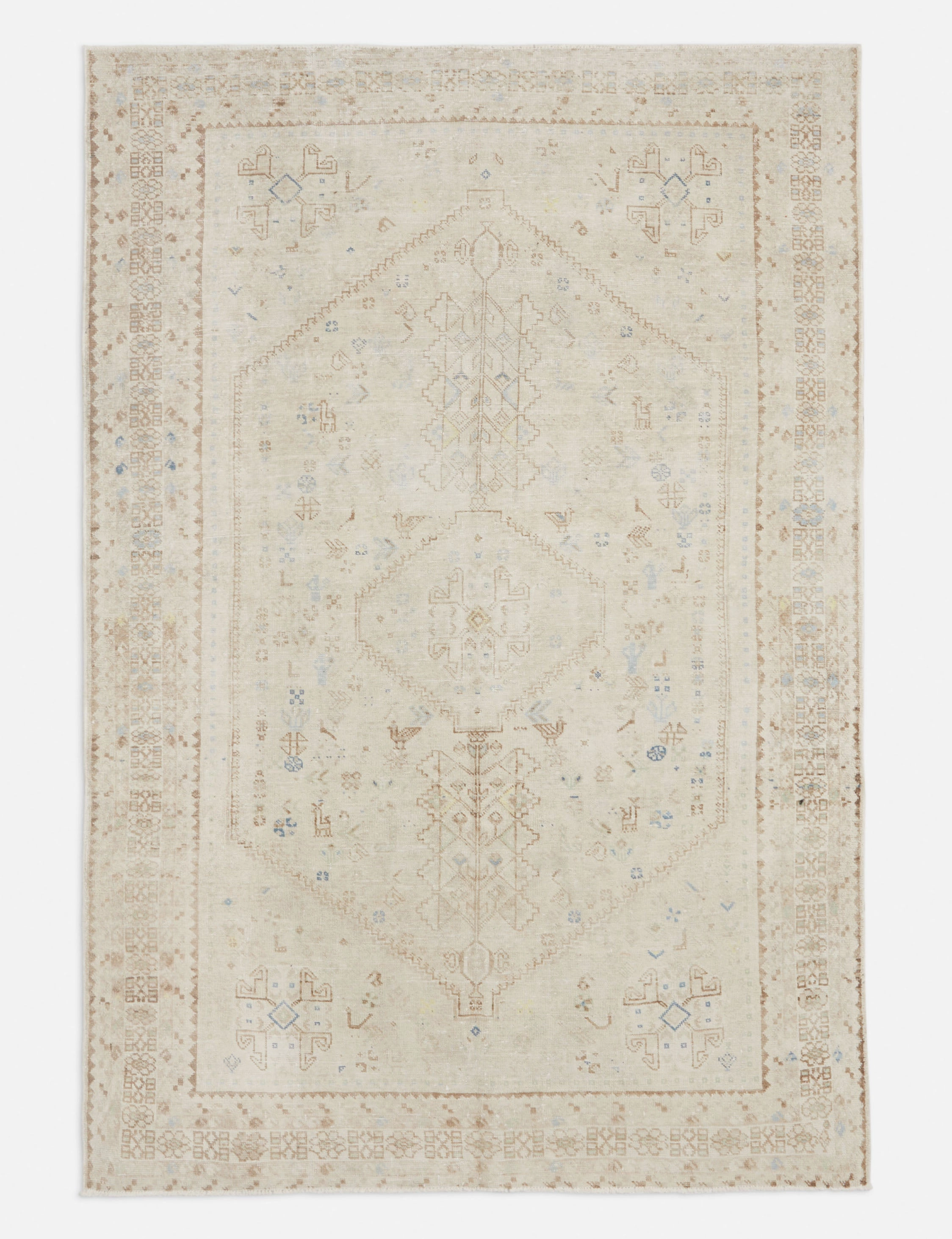 Vintage Persian Hand-Knotted Wool Rug No. 13, 5'5" x 8' trendy fashion rug