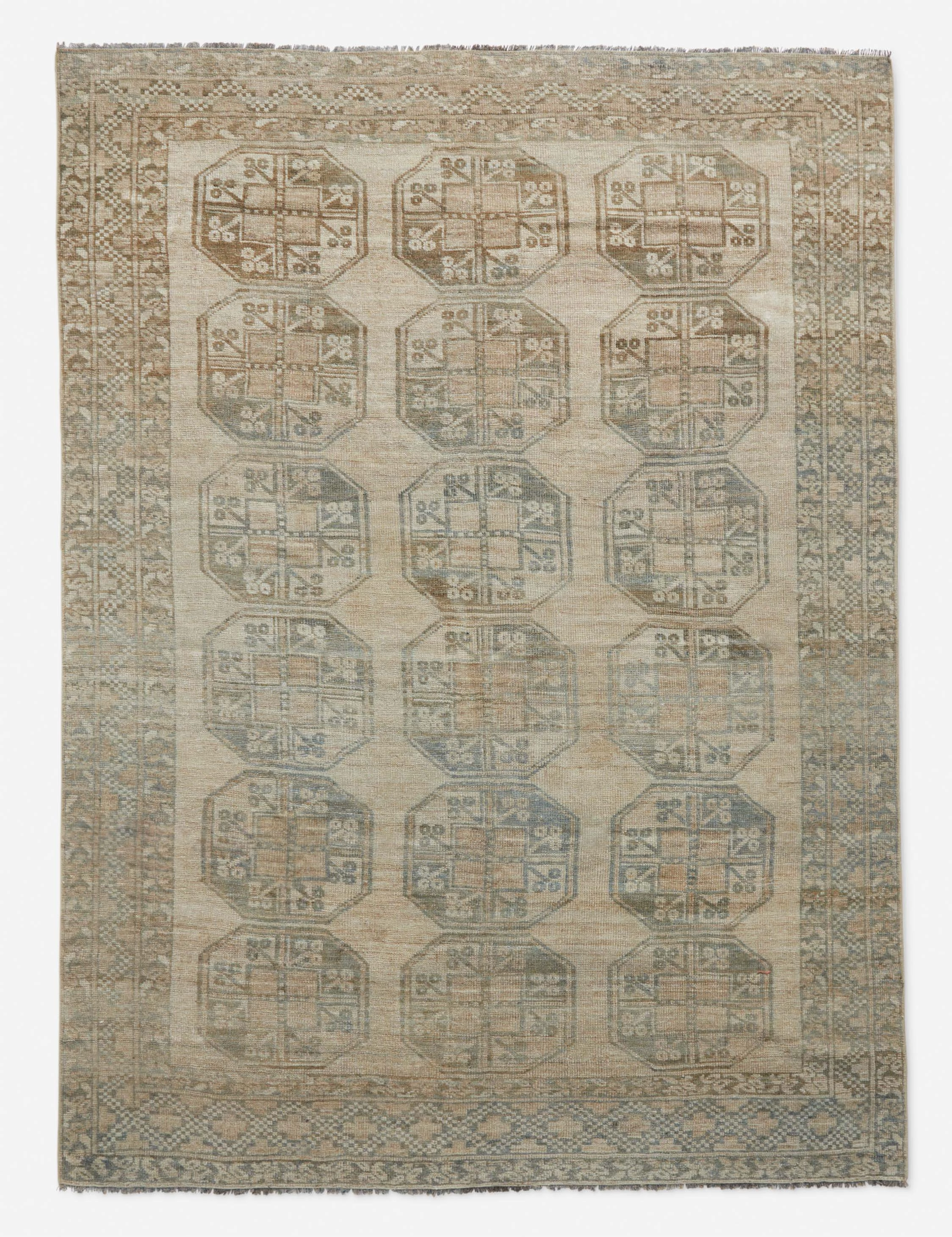 Vintage Persian Hand-Knotted Wool Rug No. 7, 6'3" x 8'8" trendy fashion rug