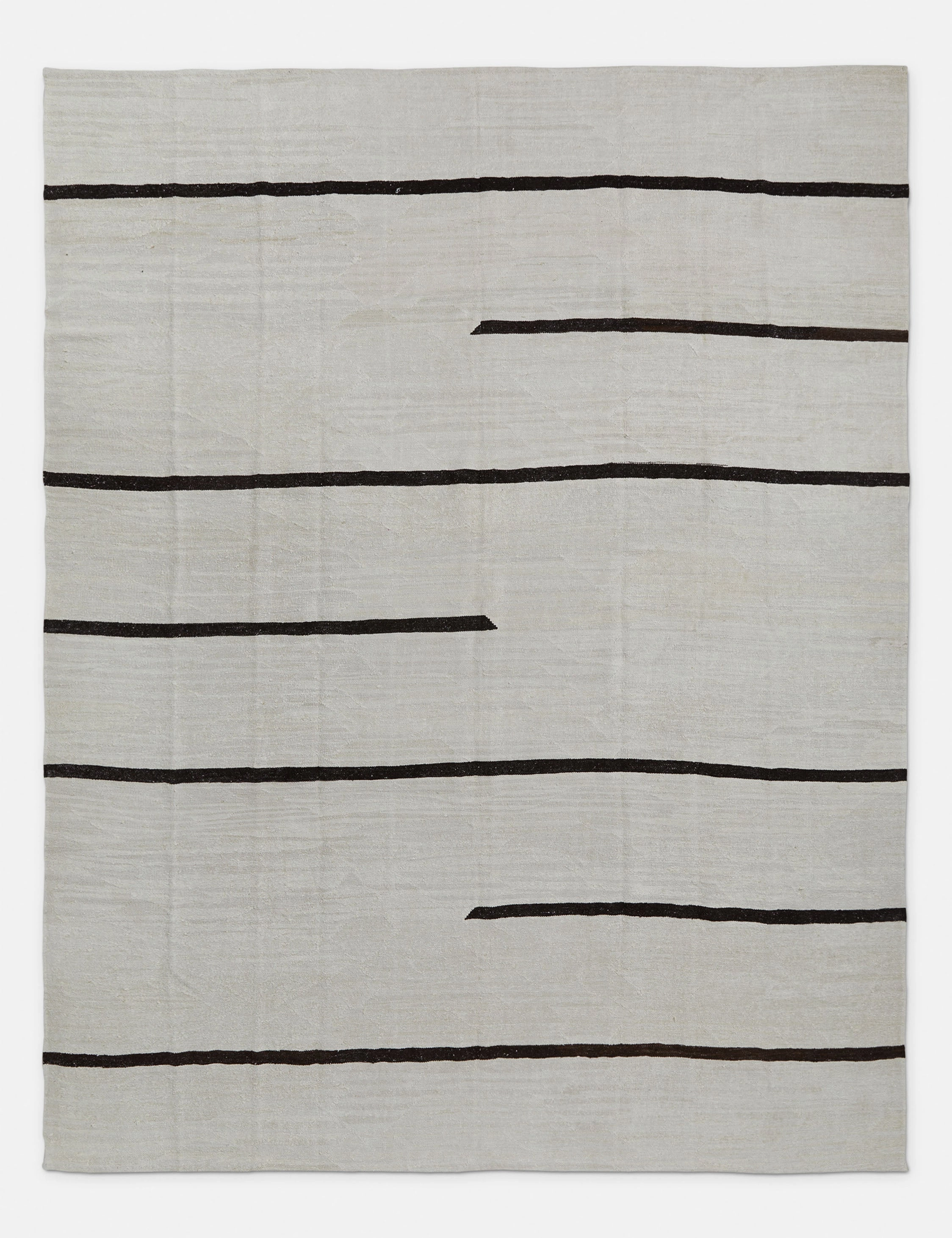 Vintage Turkish Hand-Knotted Wool Rug No. 205, 10'2" x 13'4" trendy fashion rug