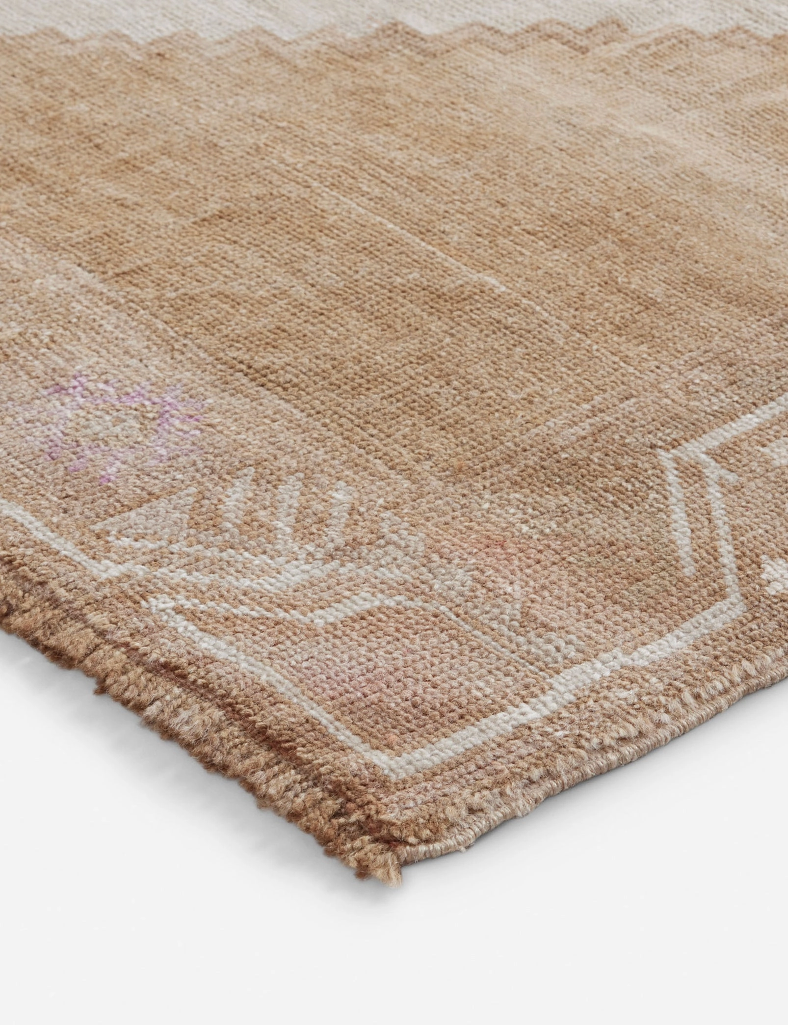 Vintage Turkish Hand-Knotted Wool Rug No. 242, 5'7" x 12'6"