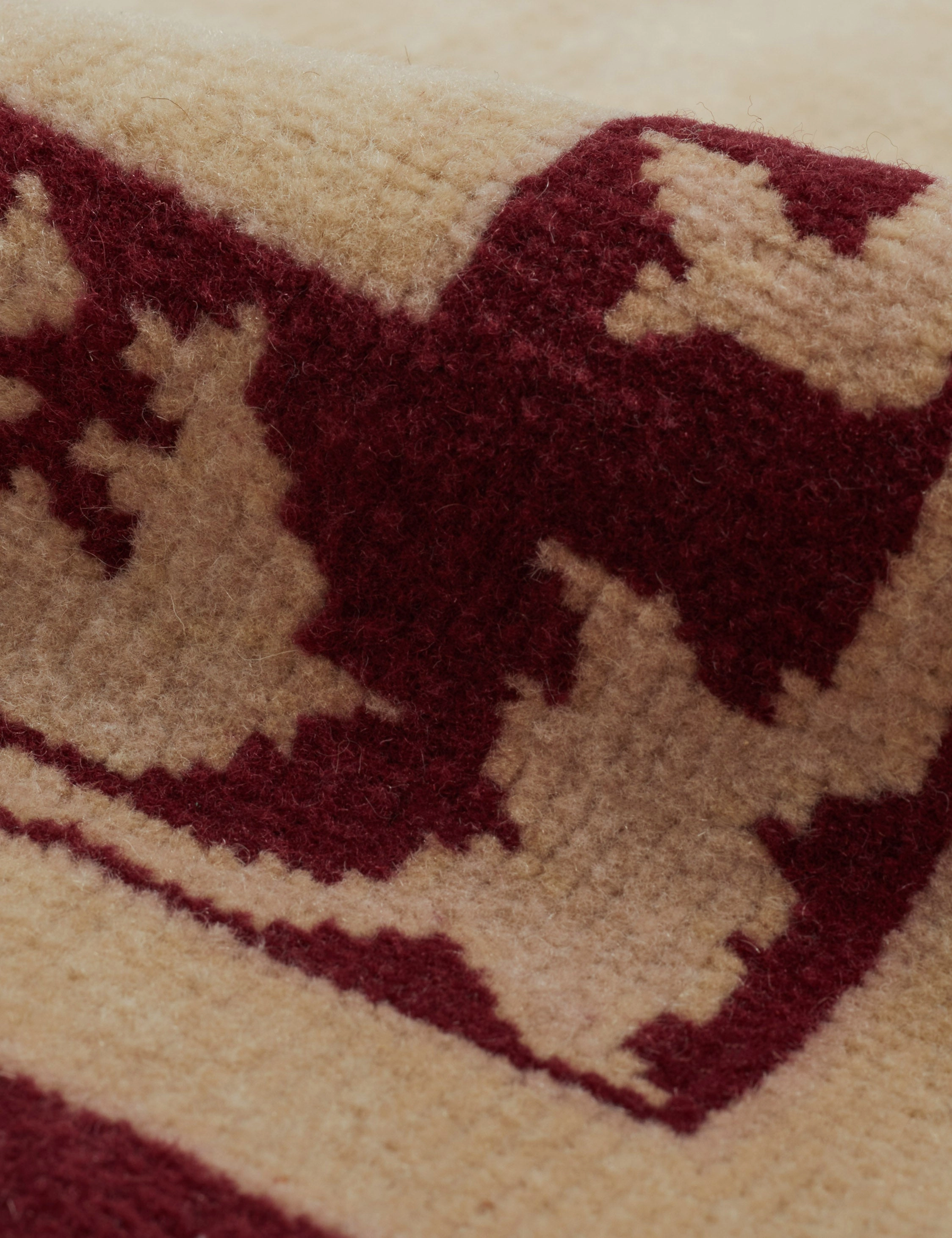 Vintage Turkish Hand-Knotted Wool Rug No. 256, 2'9" x 4'