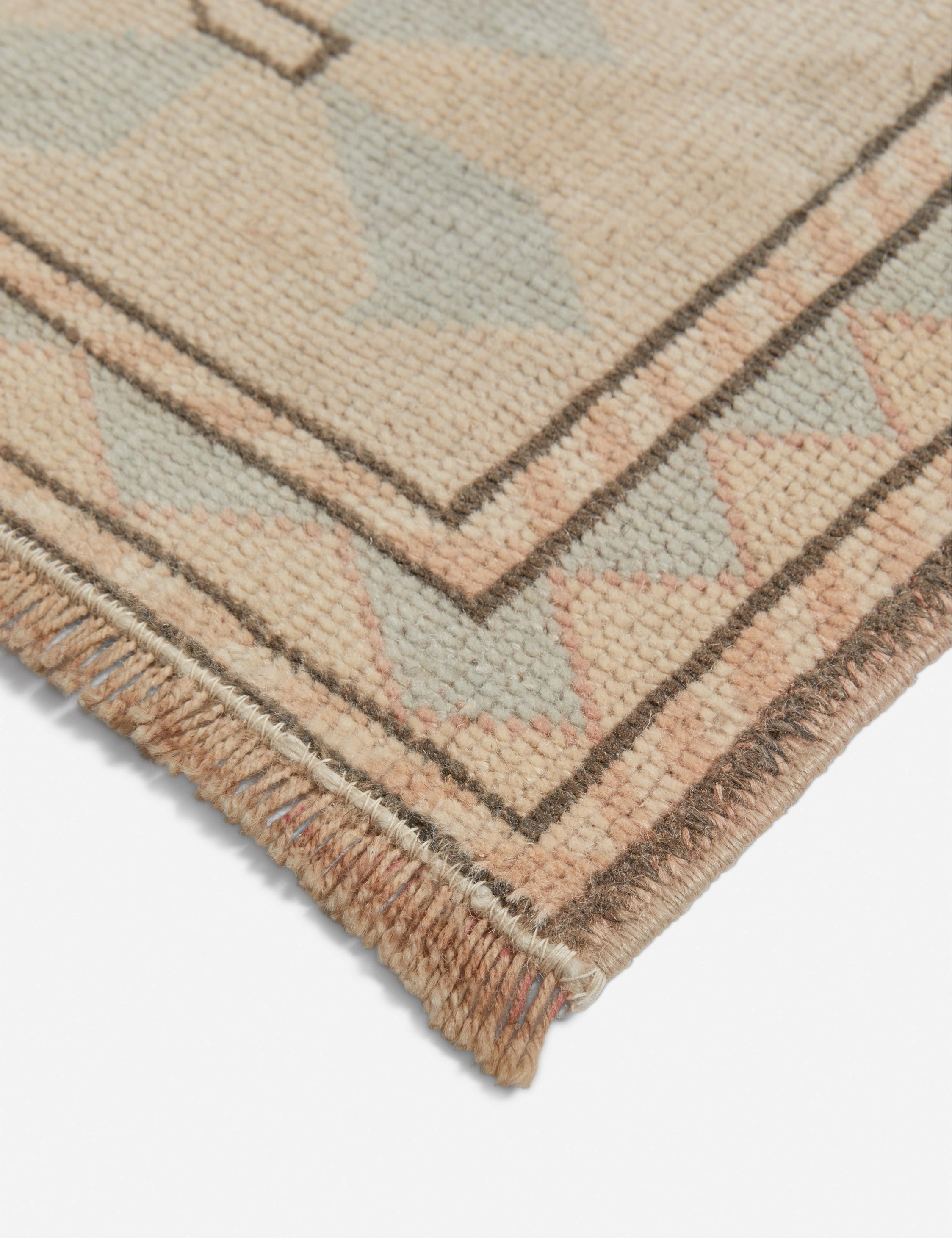 Vintage Turkish Hand-Knotted Wool Rug No. 275, 8'10" x 11'10"