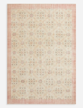 Vintage Turkish Hand-Knotted Wool Rug No. 293, 7'x 10'4" trendy fashion rug