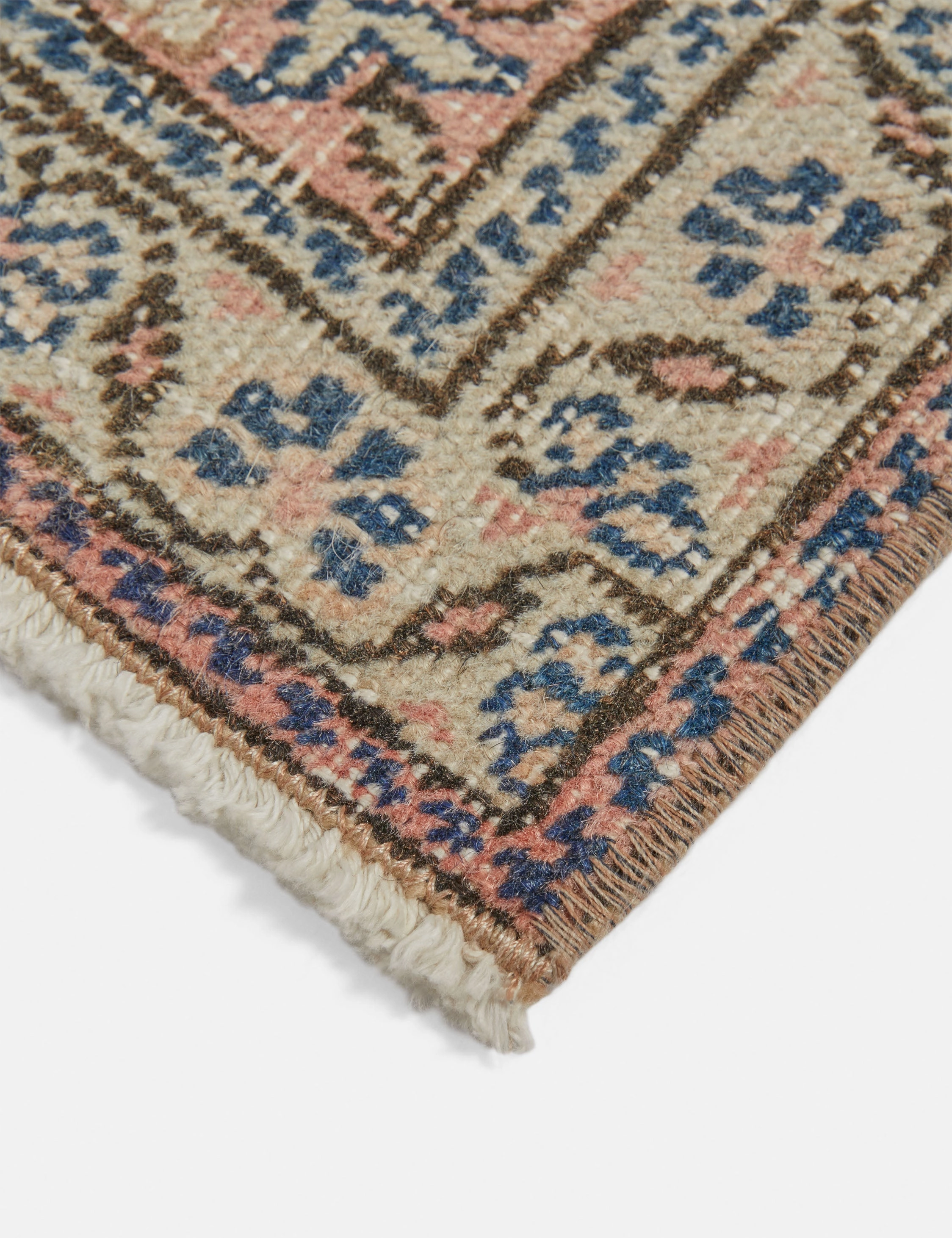 Vintage Turkish Hand-Knotted Wool Rug No. 299, 6'5" x 9'3"