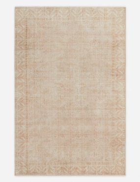 Vintage Turkish Hand-Knotted Wool Rug No. 301, 6'9" x 10'3" trendy fashion rug