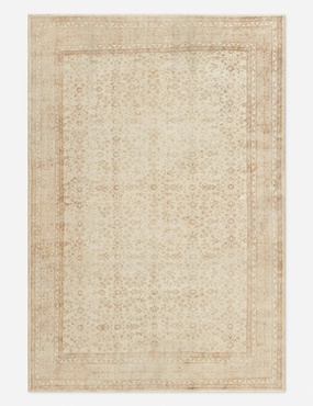 Vintage Turkish Hand-Knotted Wool Rug No. 311, 6'8" x 9'8" trendy fashion rug